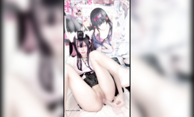 废柴少女 cos超时空辉夜姬 驹泽乃依  完整版 福利姬 废柴少女自慰